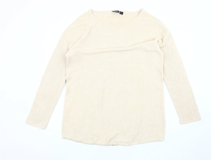 Esmara by Heidi Klum Women's Beige Pullover Jumper Size L