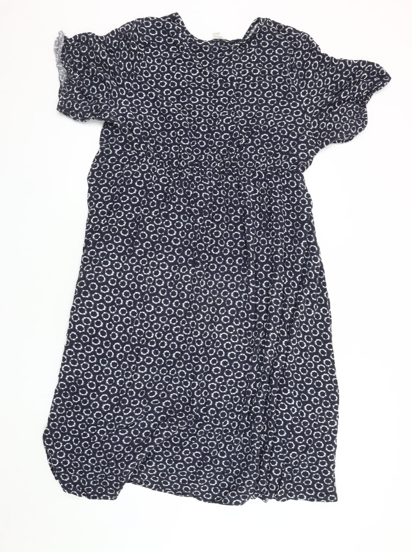 Marks and Spencer Women's Geometric Midi Dress, Size 24