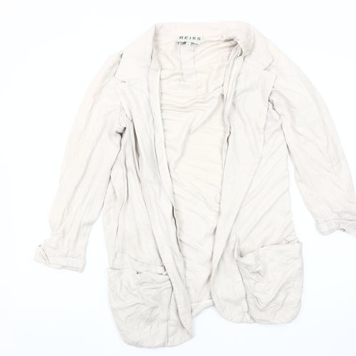 Reiss Women's Beige XS Blazer with Long Sleeves