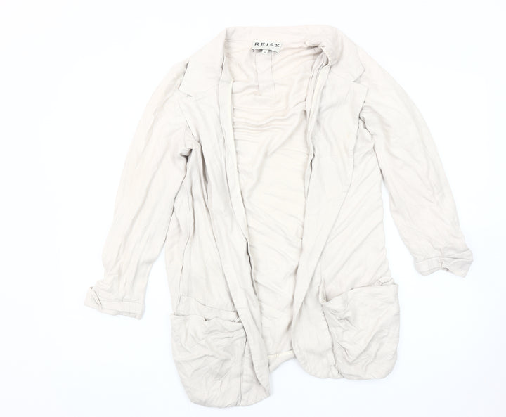 Reiss Women's Beige XS Blazer with Long Sleeves