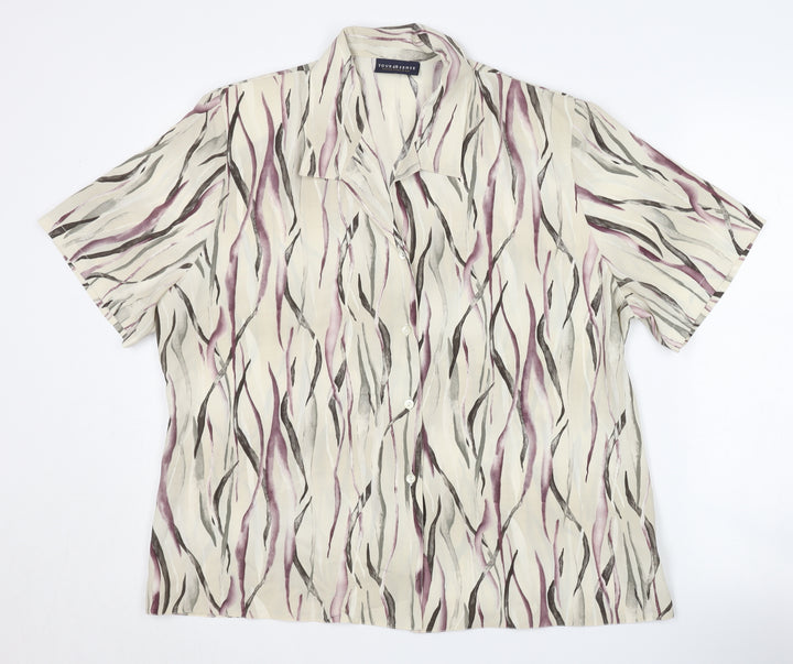 Your Sixth Sense Women's Multicoloured Button-Up Shirt