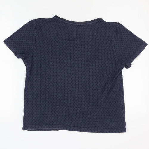 Jigsaw Women's Blue Medium Crew Neck T-Shirt
