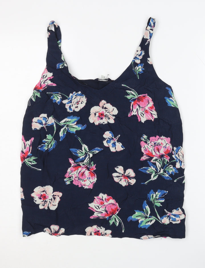Women's Multicoloured Floral Camisole Tank, Size 10