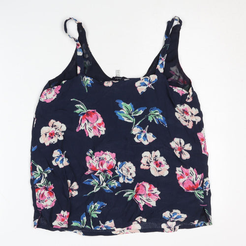 Women's Multicoloured Floral Camisole Tank, Size 10