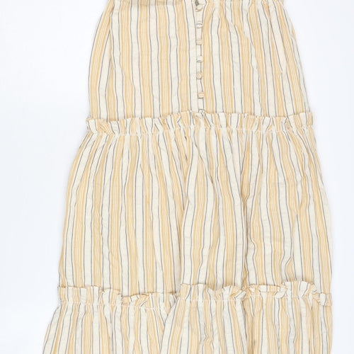 ASOS Women's Multicoloured Striped Slip Dress