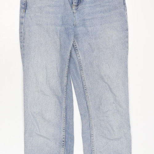 Topshop Women Blue Straight Jeans Size 8