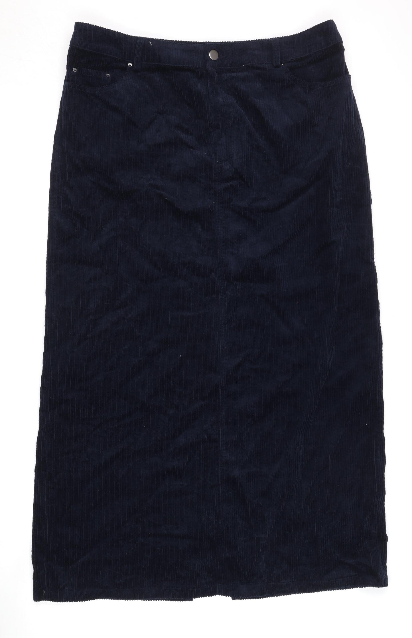 Hush Women's Blue Corduroy Skirt Size 16