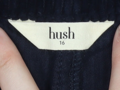Hush Women's Blue Corduroy Skirt Size 16