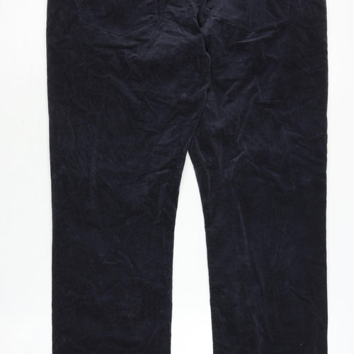 PAIGE Blue Corduroy Trousers Unisex Adults Size 30