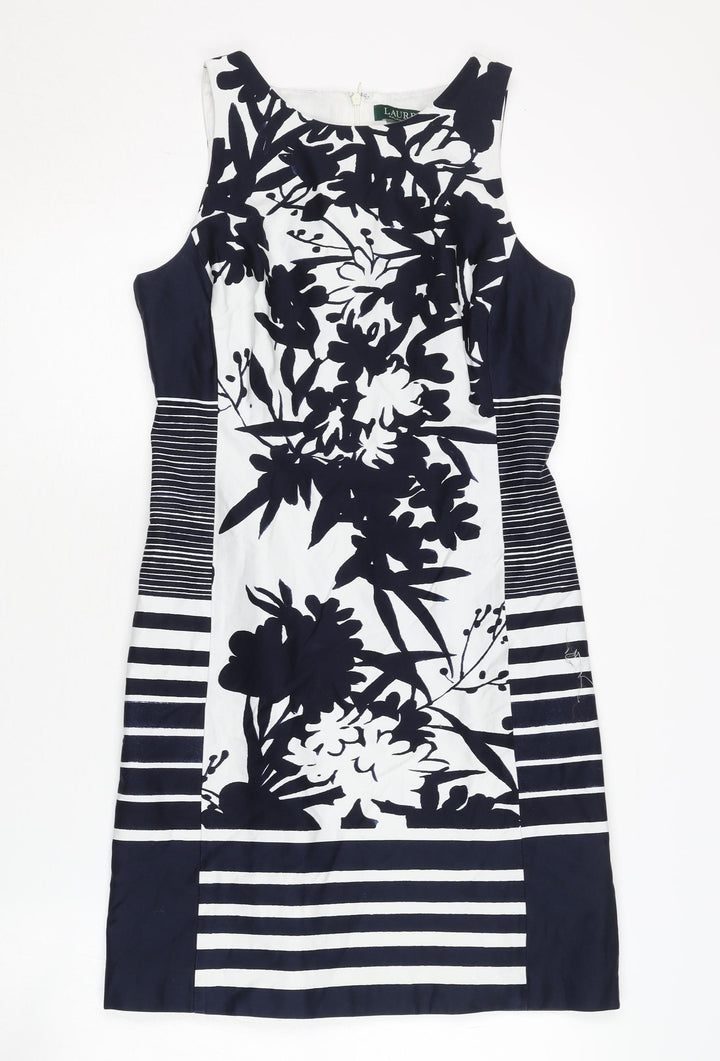 Lauren Ralph Lauren Women’s Floral Striped Dress, Size 2