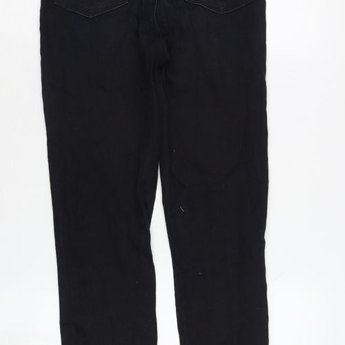 J Brand Women's Black Slim Jeans UK 12, Dark Denim