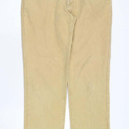 Racing Green Women's Beige Straight Jeans Size 32