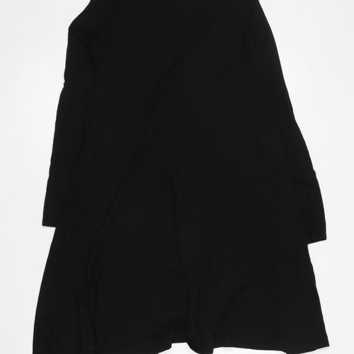 boohoo Women's Black Long Sleeve Dress Size 8