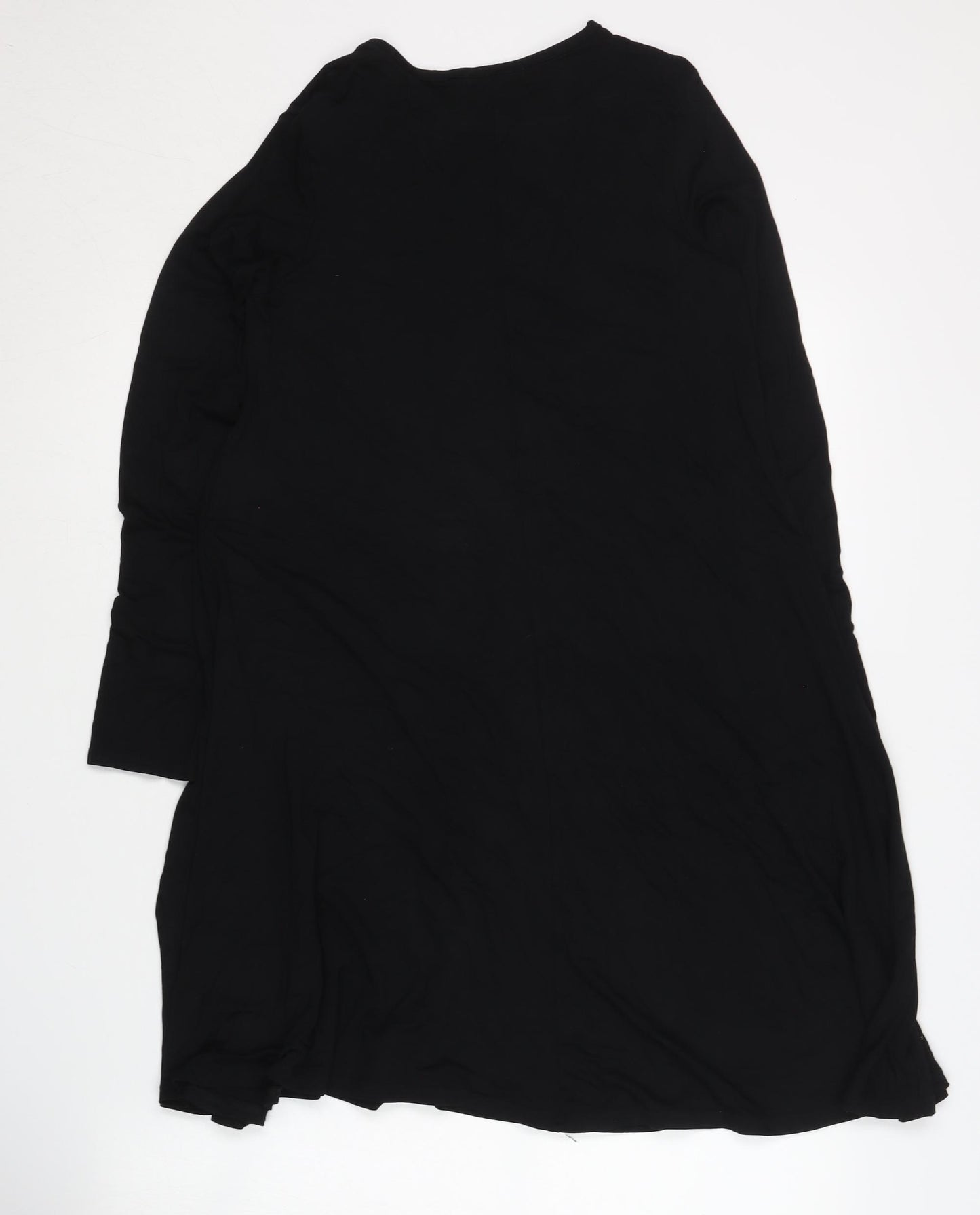 boohoo Women's Black Long Sleeve Dress Size 8