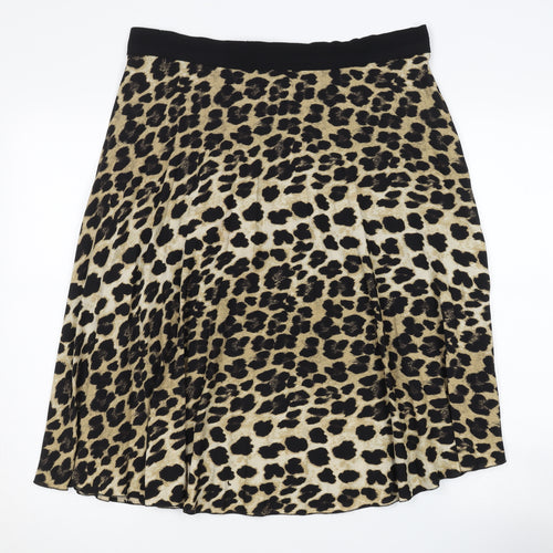 Zara Women’s Animal Print Skirt - Multicoloured UK 12