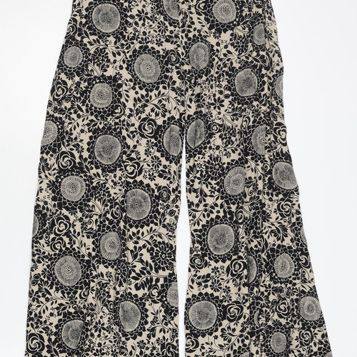 Topshop Women's Multicoloured Wide-Leg Trousers
