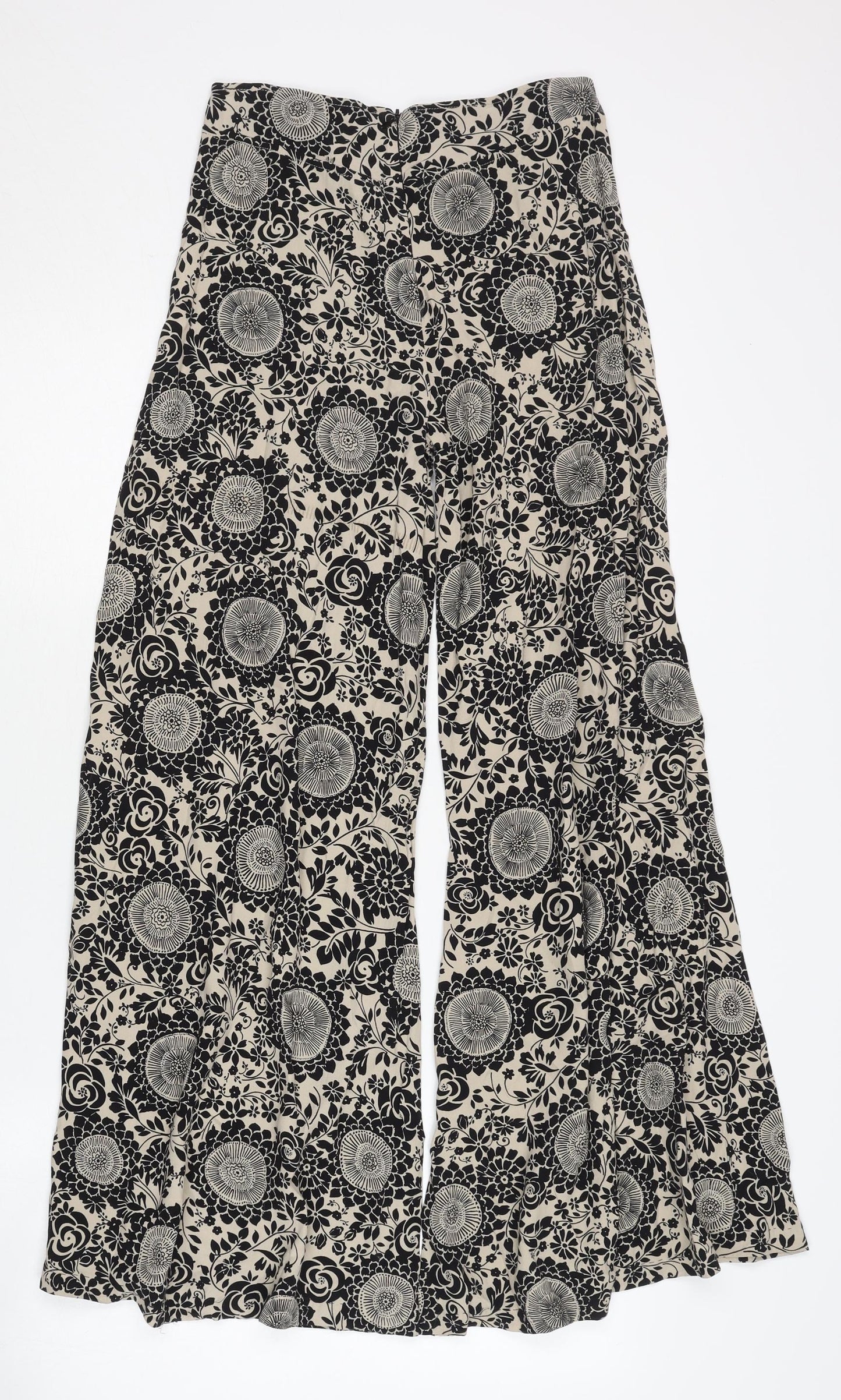 Topshop Women's Multicoloured Wide-Leg Trousers