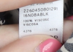 Topshop Women's Multicoloured Wide-Leg Trousers