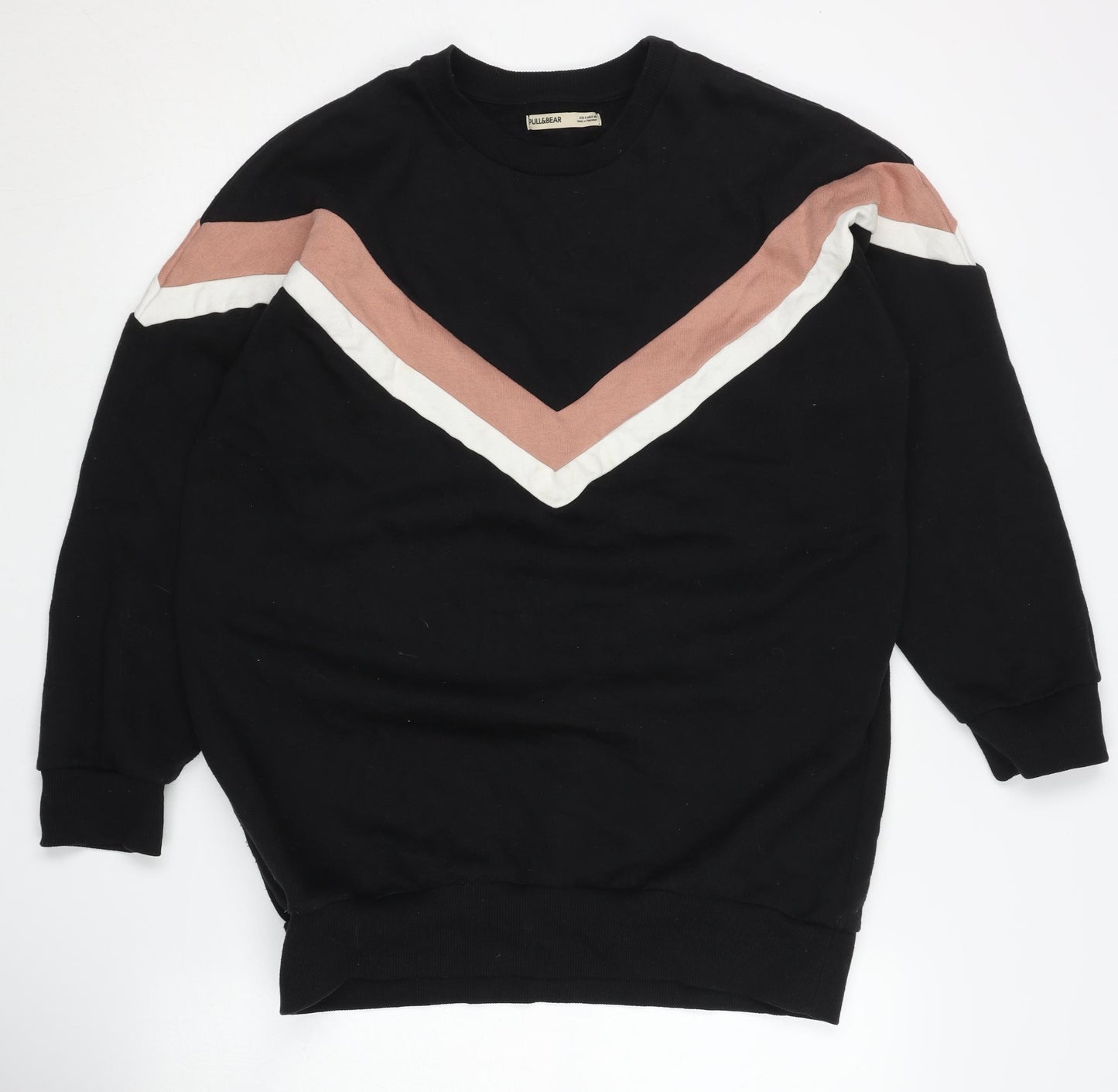 Pull & Bear Women's Black Sweatshirt Size 8