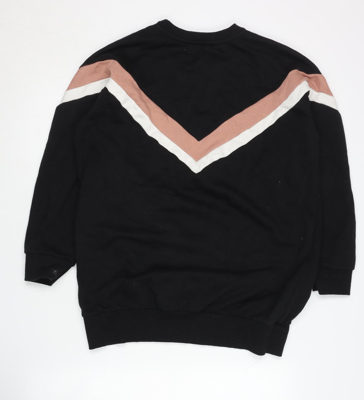 Pull & Bear Women's Black Sweatshirt Size 8