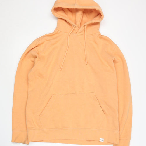 Pull & Bear Unisex Orange M Pullover Hoodie
