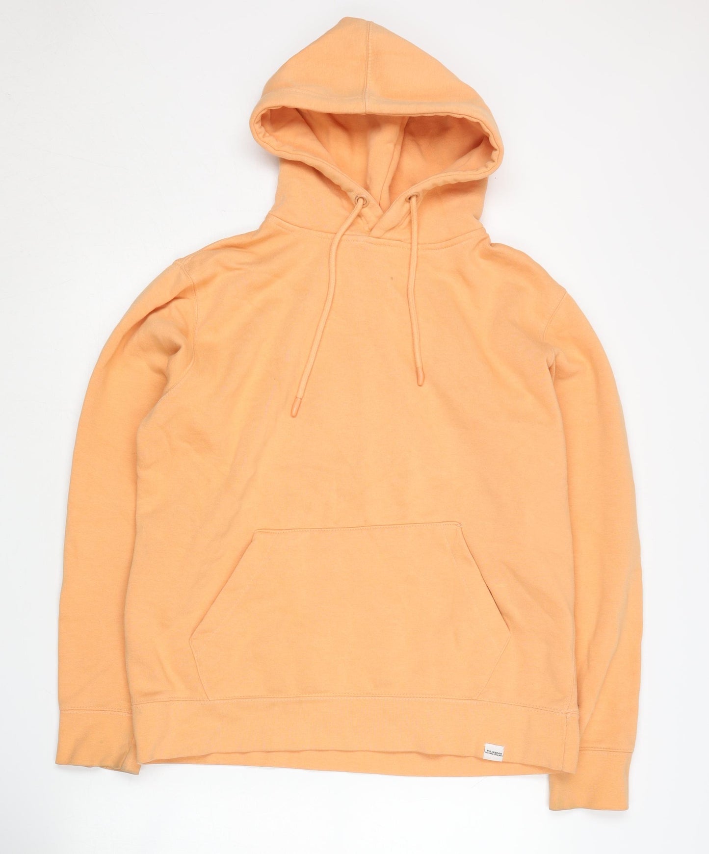 Pull & Bear Unisex Orange M Pullover Hoodie