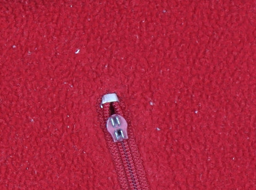 EWM Women's Red Fleece Jacket Size M 14/16
