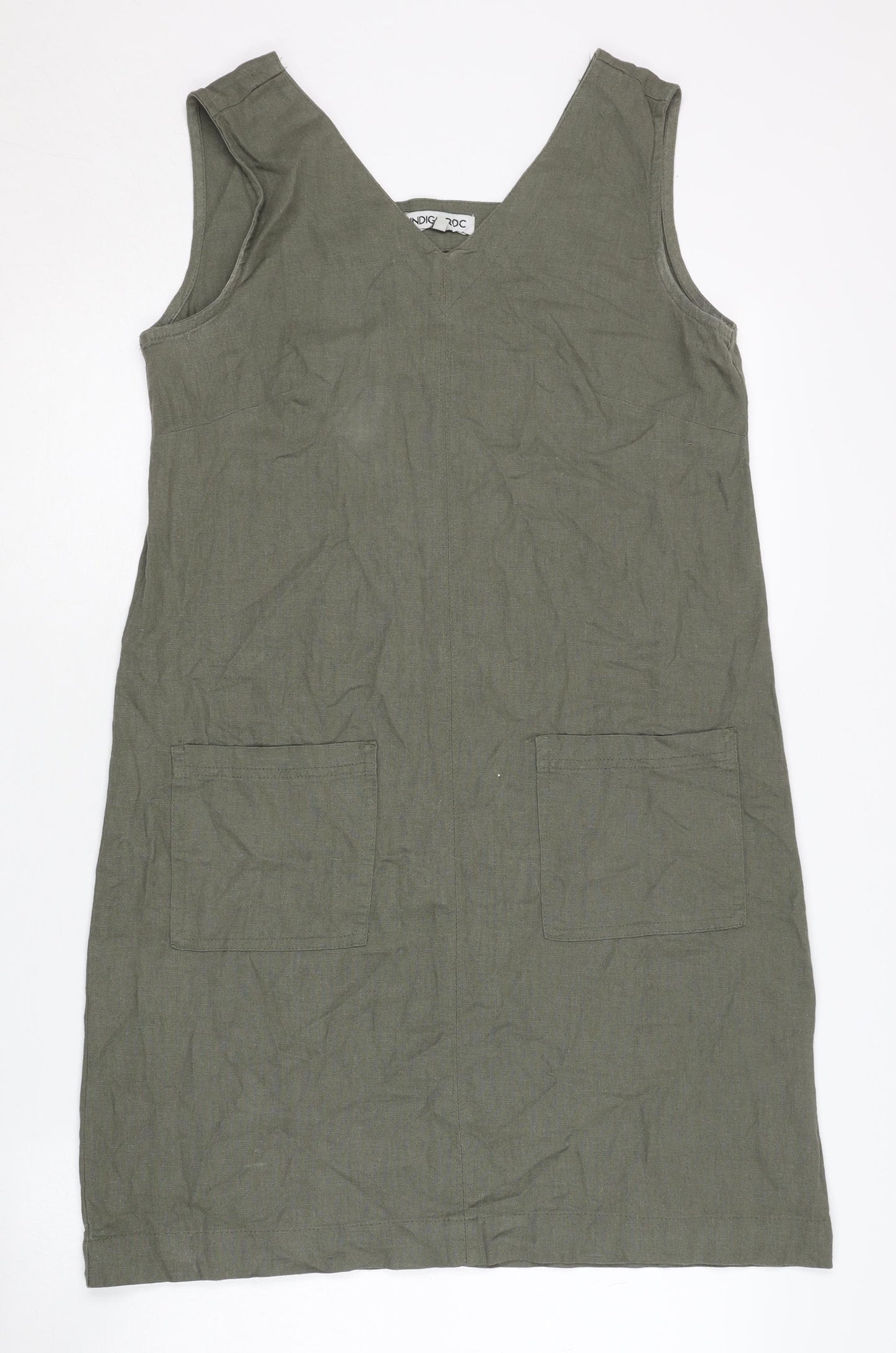 Indigo Roc Women's Green Tank Dress Size 10