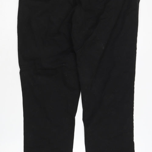 ASOS Design Men's Black Elastic Waist Trousers