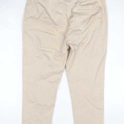 Marks and Spencer Women's Beige Trousers Size 14