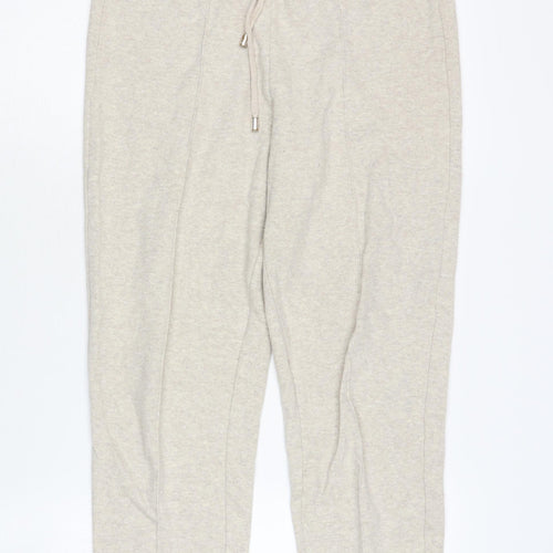 MNG Women's Beige Jogger Trousers Size S Casual