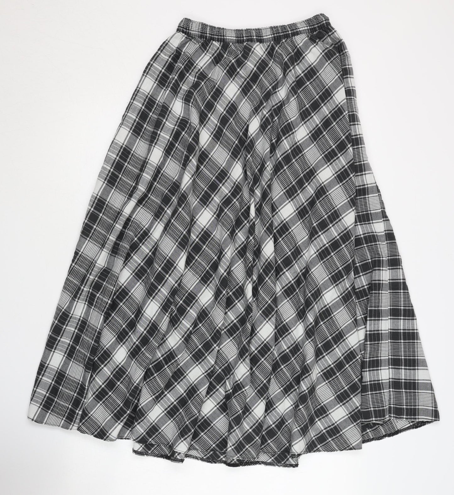 St Michael Women's Plaid A-Line Long Skirt Size 10