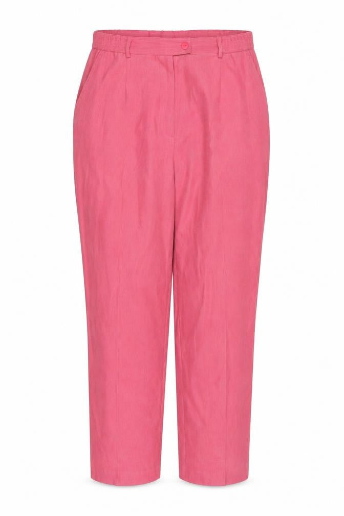 Front view of Oscar B Women's Pink Trousers, size 16