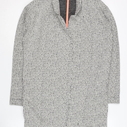 Miss Selfridge Women's Grey Blazer UK 8 Casual Regular Fit