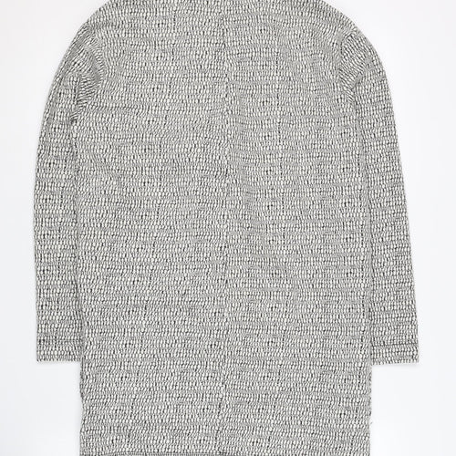Miss Selfridge Women's Grey Blazer UK 8 Casual Regular Fit