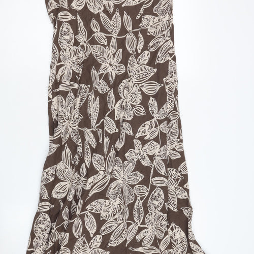 Marks and Spencer Women's Brown Slip Dress UK 12