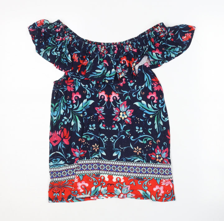 Monsoon Women's Multicoloured Off Shoulder Blouse S