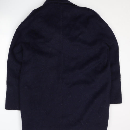 Cooperative Women's Blue Pea Coat Size M - Double-Breasted