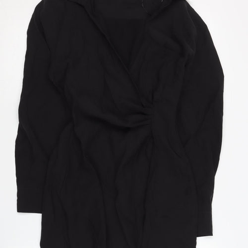 Zara Women's Black Long Sleeve Dress Size 8