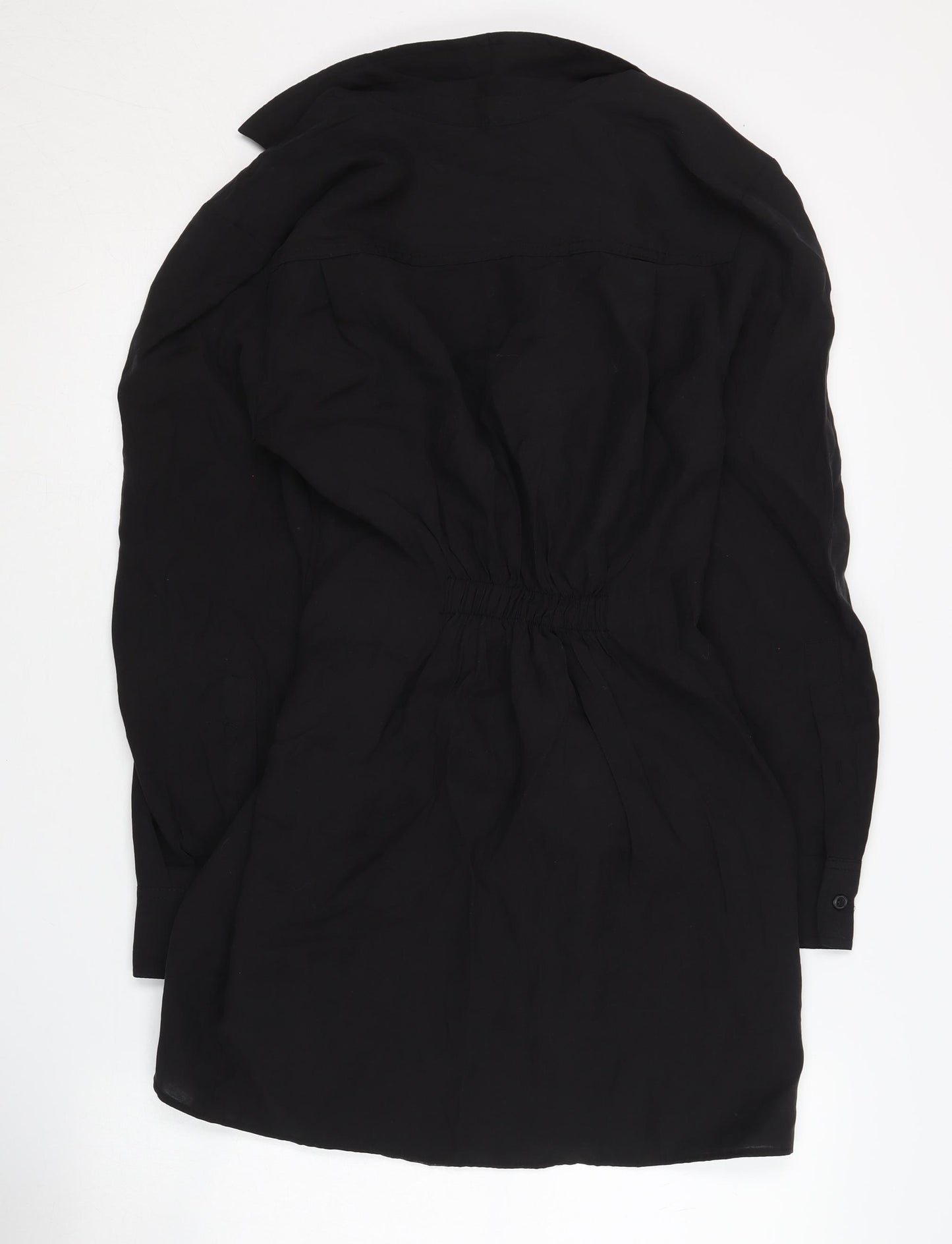 Zara Women's Black Long Sleeve Dress Size 8