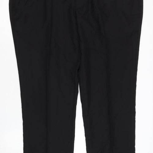 Williams & Brown Men's Black Trousers, Size 42