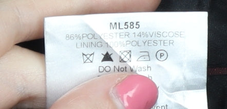 Williams & Brown Men's Black Trousers, Size 42