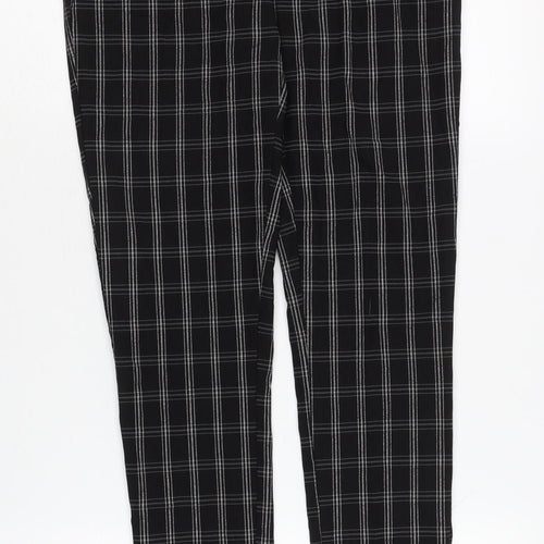 New Look Women's Black Check Skinny Trousers