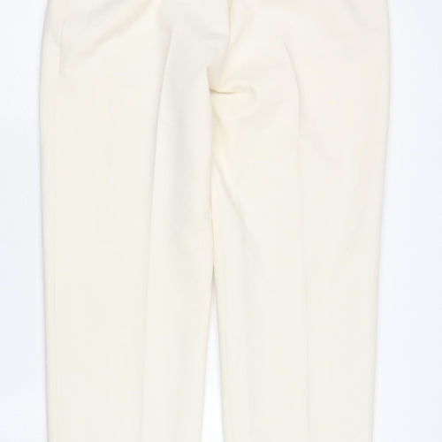 Marks and Spencer Womens Ivory Trousers Size 12