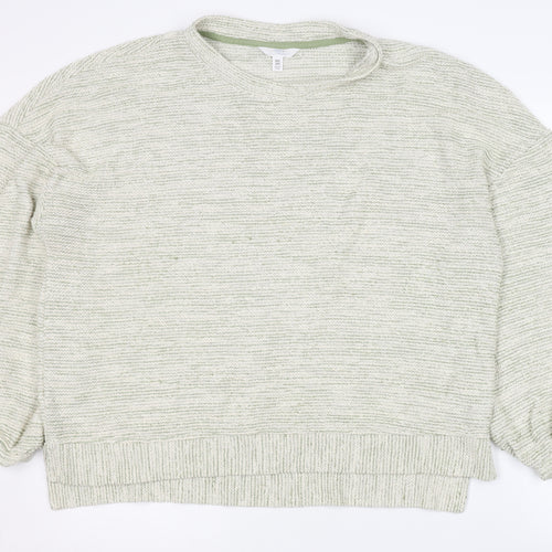 Time and Tru Women's Green Pullover Jumper, Size 20