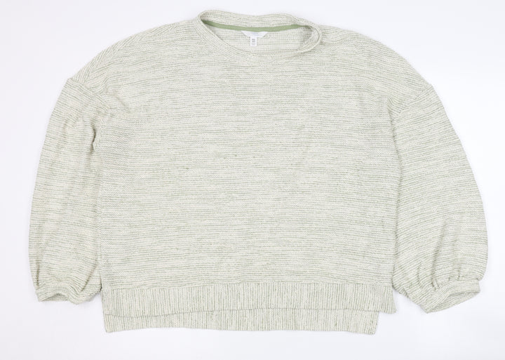 Time and Tru Women's Green Pullover Jumper, Size 20