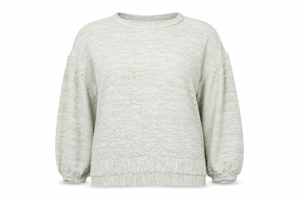 Front view of Time and Tru Women's Green jumper, size 20