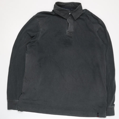 J.T. Ascott Men's Black XL Long Sleeve Polo Shirt