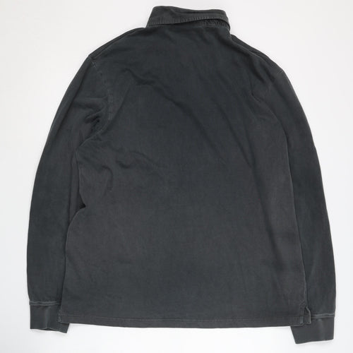 J.T. Ascott Men's Black XL Long Sleeve Polo Shirt