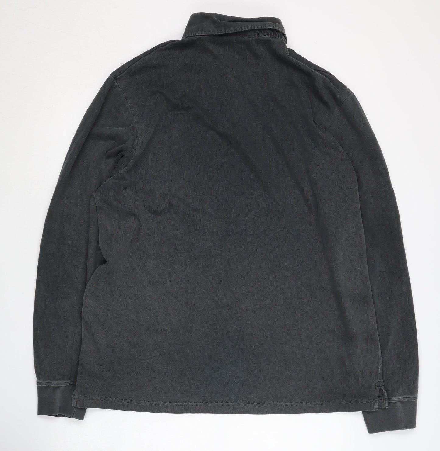J.T. Ascott Men's Black XL Long Sleeve Polo Shirt